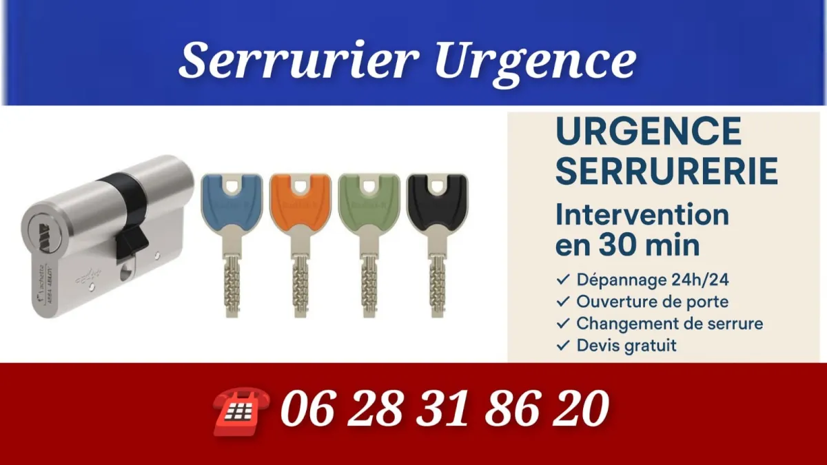 Serrurier professionnel intervenant à Cuges-les-pins pour ouverture de porte en urgence