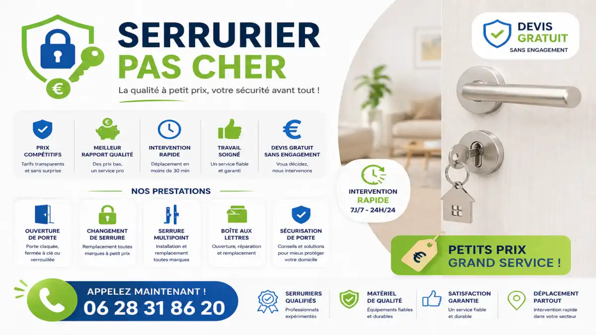 Serrurier pas cher à Saint-marc-jaumegarde dépannage rapide